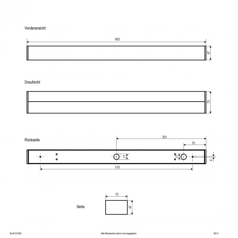 EVN LED-Wandleuchte, IP44 SL44121425