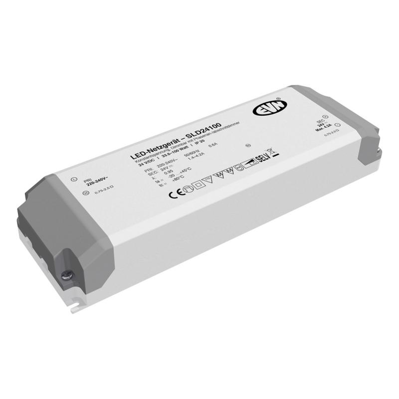 EVN Netzgerät 24V/DC - 33,6-100W 220-240V/AC Phasenan- und Phasenabschnitt-Dimmer