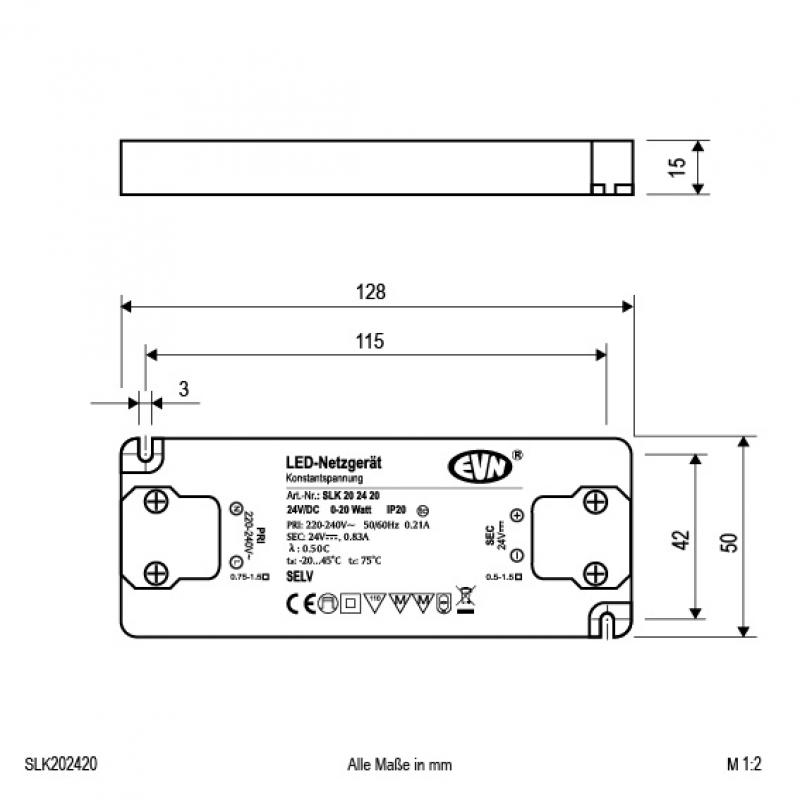 EVN 24V/DC LED-Netzgerät SLK202420