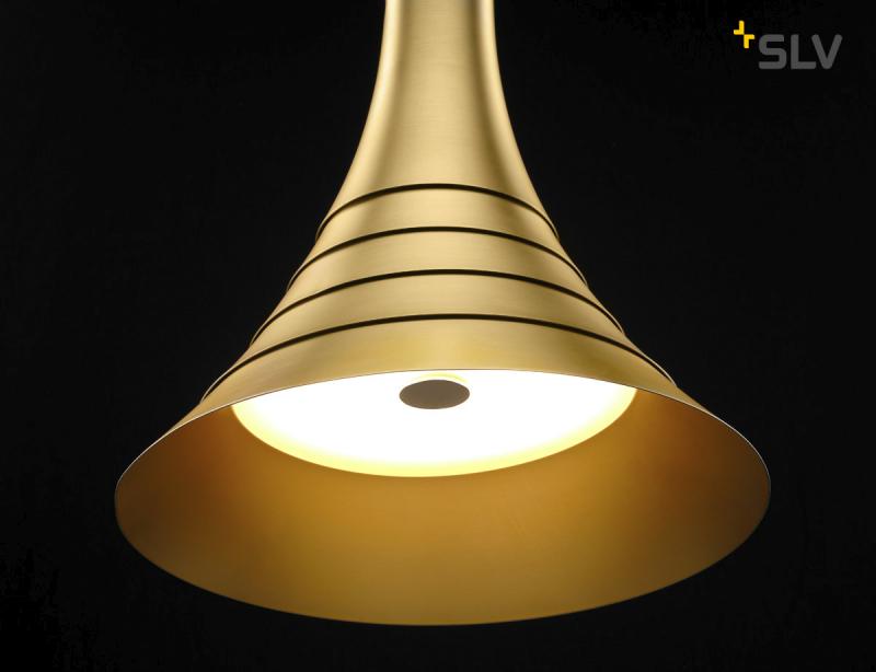 SLV 1000440 BATO 45 PD LED Indoor Pendelleuchte messing LED 2500K