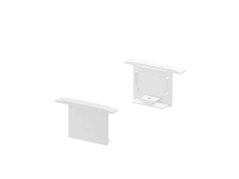 SLV 1000557 GRAZIA 20 Einbauprofil Endkappen, 2 Stk., weiss