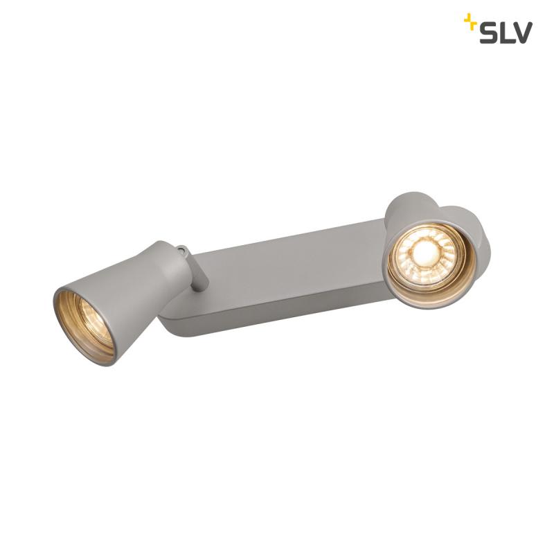 AVO CW Double Wand- und Deckenstrahler silber SLV 1000891