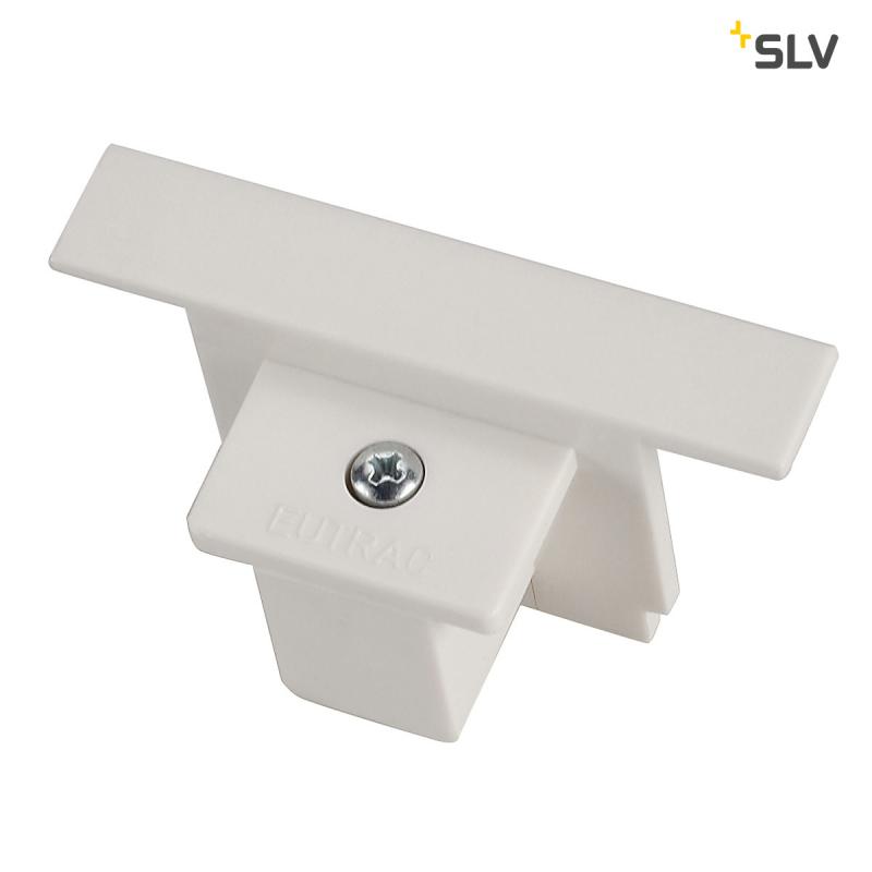 SLV 1001538 EUTRAC Endkappe für 3-Phasen Einbauschiene verkehrsweiss