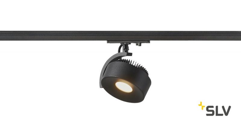 SLV 1002854 1~ KALU13W  TRACK  LED 1 Ph. System Leuchte schwarz 3000K inklusive 1 Ph.-Adapter