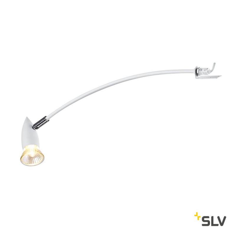 LED-Displayleuchte 46cm langer Arm weiß inkl Anschlussbox SLV 1002860