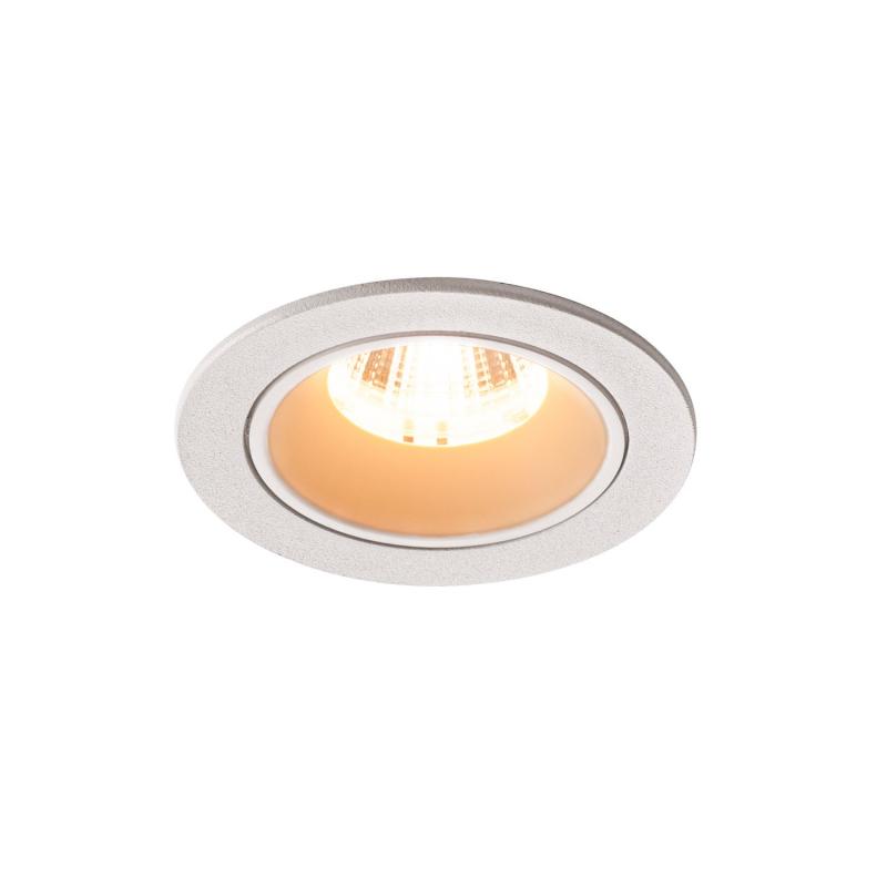SLV 1003785 NUMINOS DL S Indoor LED Deckeneinbauleuchte weiß/weiß 2700K 40° inkl. Blattfedern