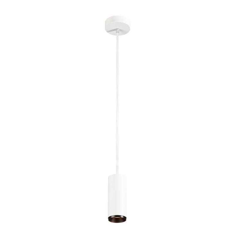 SLV 1004151 NUMINOS PD PHASE S Indoor LED Pendelleuchte weiß/schwarz 2700K 36°