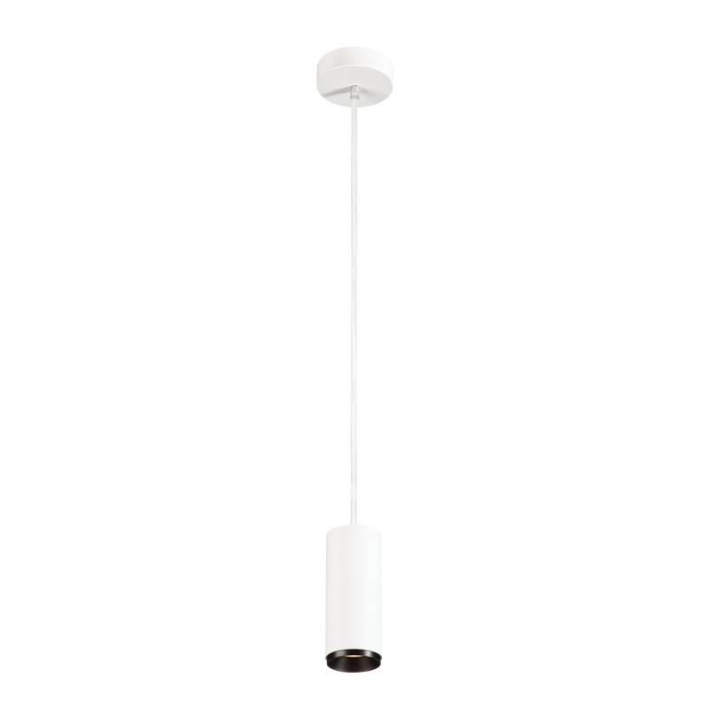 SLV 1004166 NUMINOS PD PHASE S Indoor LED Pendelleuchte weiß/schwarz 4000K 24°