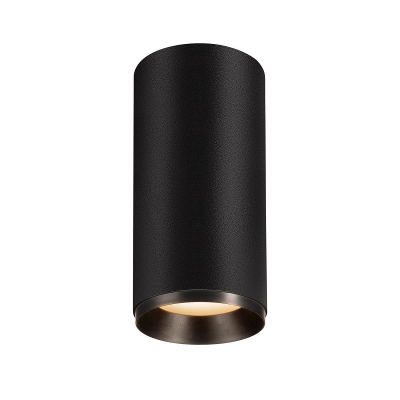 SLV 1004324 NUMINOS CL PHASE L Indoor LED Deckenaufbauleuchte schwarz/schwarz 3000K 60°