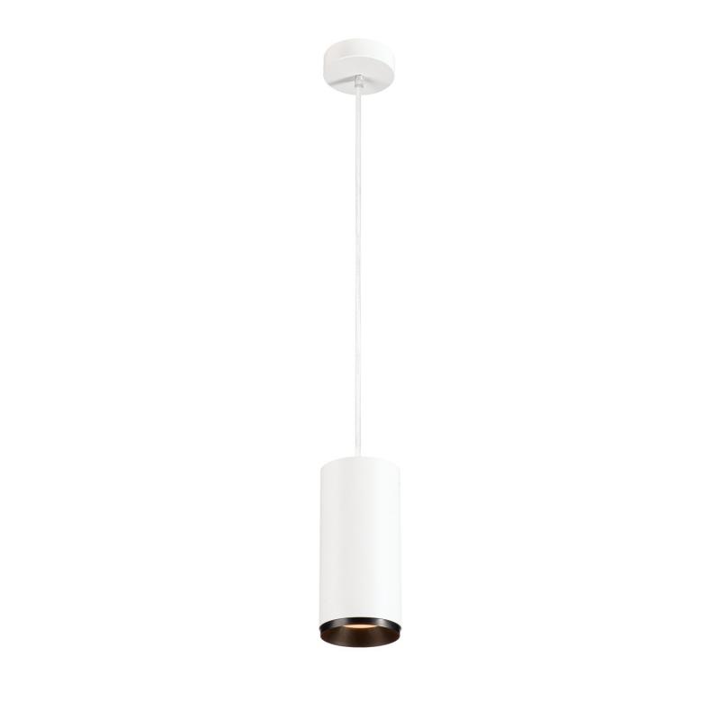 SLV 1004342 NUMINOS PD PHASE L Indoor LED Pendelleuchte weiß/schwarz 2700K 24°