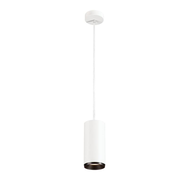 SLV 1004358 NUMINOS PD PHASE L Indoor LED Pendelleuchte weiß/schwarz 4000K 24°