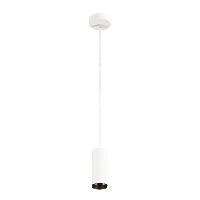 SLV 1004448 NUMINOS PD DALI S Indoor LED Pendelleuchte weiß/schwarz 3000K 60°