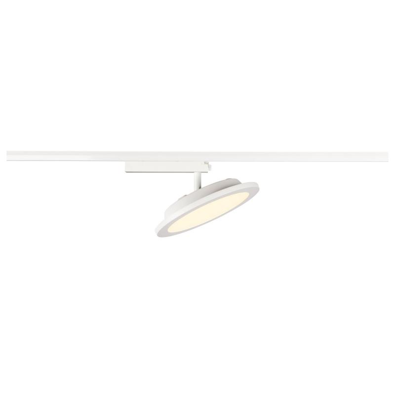 SLV 1004936 PANEL TRACK round 200mm 1 Phasen Spot weiß 18W 3000K