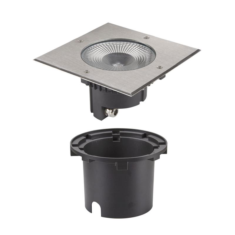 SLV 1006105 ROCCI 200 eckige Bodeneinbauleuchte schwarz
