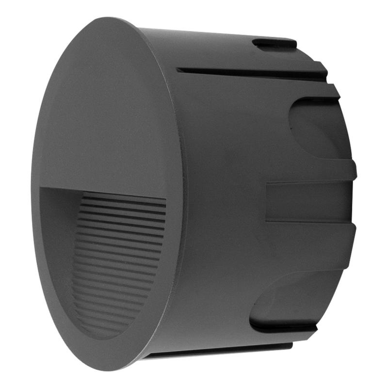 EVN WER65081602 DIREXUS LED Einbau-Wandleuchte 8 W 3000 K IP65 anthrazit Einbaudurchmesser 194 mm