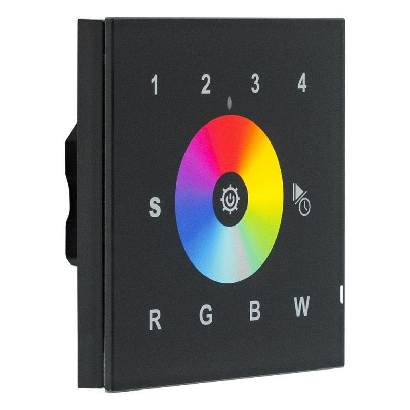 EVN WiFi-Wandpanel RGB+W (schwarz)- 230V/AC