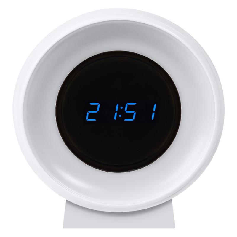 OSRAM NIGHTLUX Digitale Uhr & Nachtlicht Akku und USB-Ladekabel, Farbwechselfunktion für weißes Licht