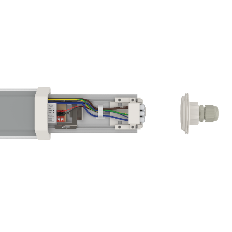 LEDVANCE DP FLEX TH 1200 P 34W ML 840 IP66 Feuchtraumleuchte 4000K Durchverdrahtung Multi Lumen