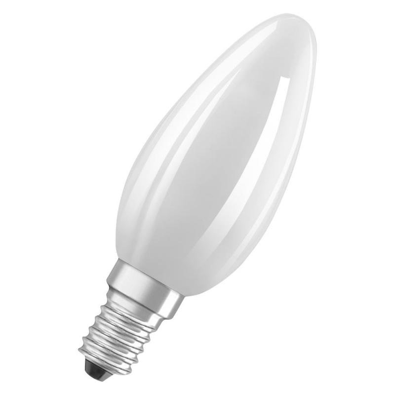 6 x Osram E14 LED Kerzenlampen CLASSIC besonders effizient 1,2W wie 25W 2700K warmweißes Licht - Sehr gute Energieeffizienz