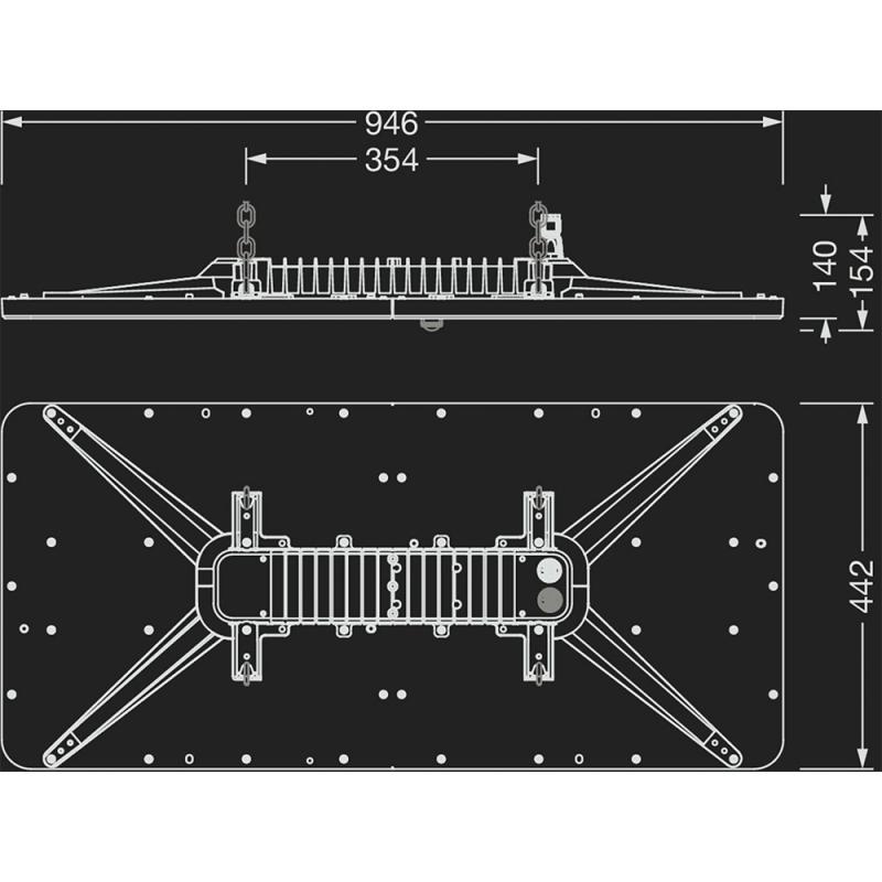 Siteco Highbay 21 maxi, breit strahlend, LED, 840, Bluetooth® Mesh, AC/DC LED Hallenleuchte 198,2W 4000K neutralweiß 38000lm