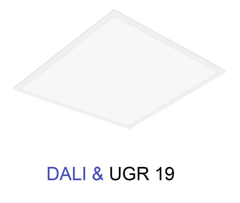 Aktion: Nur noch angezeigter Bestand verfügbar   Siteco Apollon 41 Office LED-Panel 62,2x62,2cm 4000K 35W 3700 Lumen DALI UGR19 -