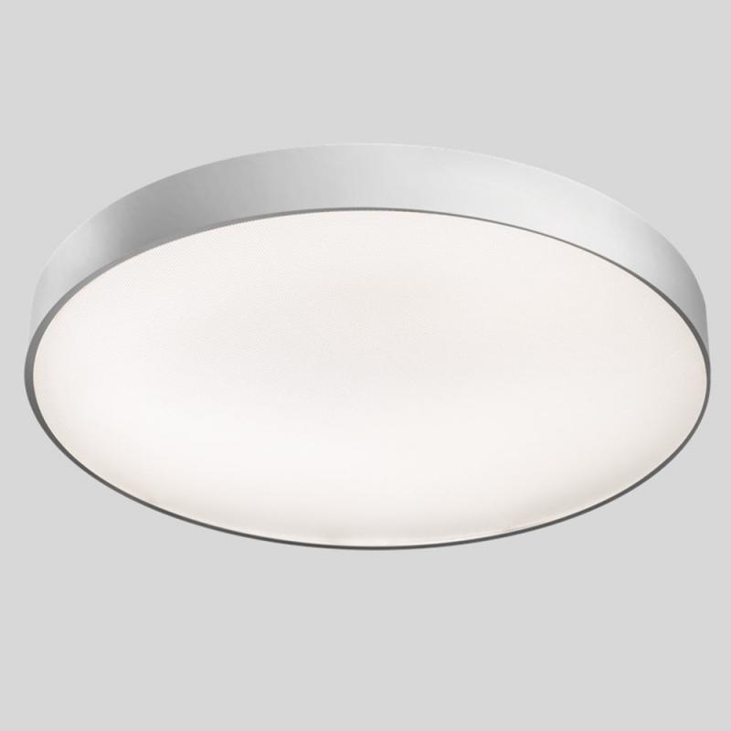Siteco Round 21 S LED Deckenleuchte Prismatisch, direkt/indirekt strahlend, 85°, Lichtfarbe 830, DALI 2, silber 3660lm 28,3W