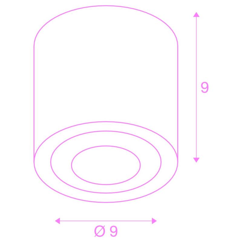 SLV 1004666 OCULUS CL Indoor LED Deckenaufbauleuchte schwarz DIM-TO-WARM 2000-3000K
