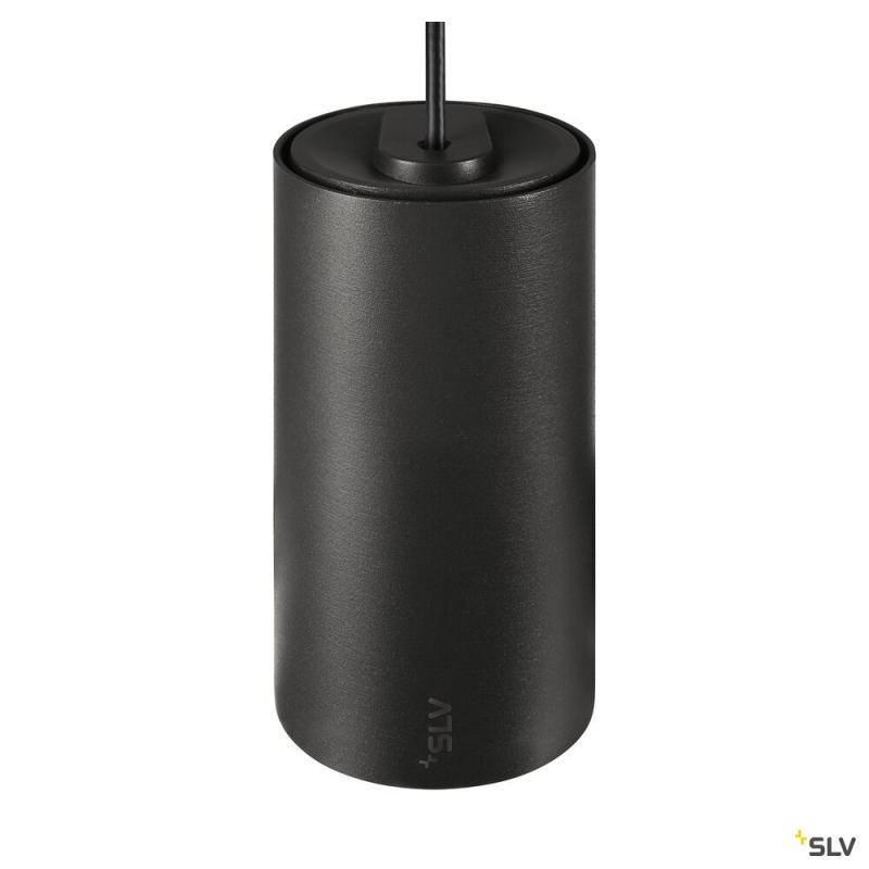 SLV 1006853 NUMINOS® S, 48V Pendelleuchte, Pendellänge 150 cm, 4000 K, 40°, DALI 2, matt schwarz / matt weiß