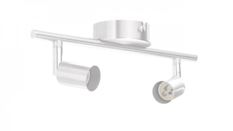 Philips 2er Limbali Decken-/Wandspot in Chrom matt mit 2 x GU10 Fassung IP20 - GU10 Leuchtmittel nicht enthalten