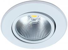 MOBILUX LED-Einbauleuchte MOBiDIM COB POWER 12W R 3000K Weiß