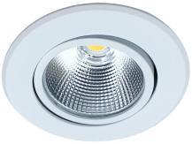 MOBILUX Schwenk- und dimmbarer Einbaustrahler MOBiDIM COB CLASSIC R 9W 927 45° weiß