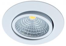 MOBILUX Schwenkbarer Einbaustrahler MOBiDIM COB SLIM R 9W 2700K 60° weiß 01660071