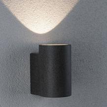 Paulmann Beton LED Außen Wandleuchte Concrea IP44 black warmweißes blendfreies Licht 94500