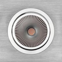 MOBILUX LED-Einbauleuchte MOBiDIM COB CLASSIC 9W Q 4000K alu gebürstet