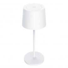 MOBILUX Synny XS LED Akkuleuchte in Weiß dimmbar mit USB-Ladekabel und Wireless Charger
