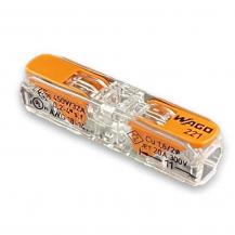 Wago 221-2411 Verbindungsklemme mit Hebel transparent 1-polig