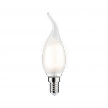 Paulmann E14 28688 LED Filament Kerze Windstoßlicht cosy 470lm 4.8W satin dimmbar 2700K
