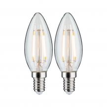 Paulmann 28855 E14 Klare kerzenförmige Filament LED 2,7W wie 20W warmweißes Licht