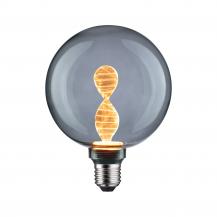 Paulmann 28882 Inner Glow Edition E27 LED Globe Helix  3,5W extra warmweiß Rauchglas