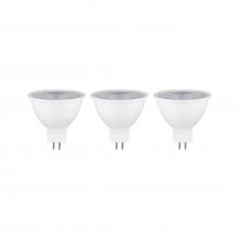 3er set Paulmann 28913 LED Reflektor GU5,3 modern 6W warmweiß Weiß