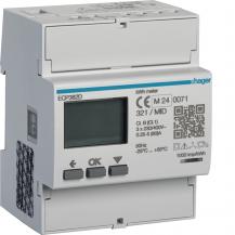 Hager Energiezähler 3ph,direkt 80A, S0, MID