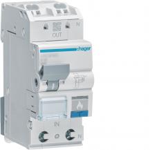 Hager Fehlerlichtbogen-Schutzeinrichtung AFDD, mit LS-Schalter 1P+N 6kA B-16A 2M