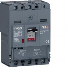 Hager Leistungsschalter h3+P160 TM 3x100A 50kA