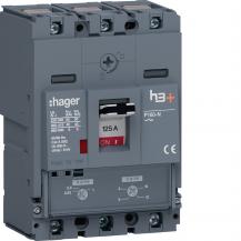 Hager Leistungsschalter h3+P160 TM 3x125A 40kA