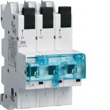 Hager SLS-Schalter 3-polig E-Charakteristik 25A für Sammelschiene QuickConnect
