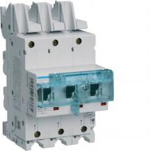 Hager SLS-Schalter 3-polig E-Charakteristik 100A für Sammelschiene QuickConnect