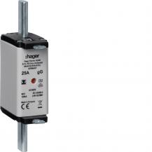 Hager NH-Sicherung NH1C gG 500V 25A Iso-Griff
