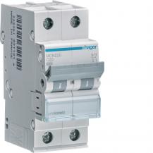 Hager LS-Schalter 2 polig 6kA C-20A 2M