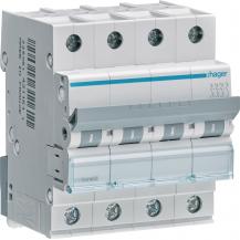 Hager LS-Schalter 4 polig 6kA C-63A 4M
