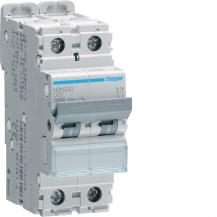Hager LS-Schalter 2 polig 10kA/15kA D-20A 2M